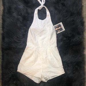 Mink Pink Halter Romper